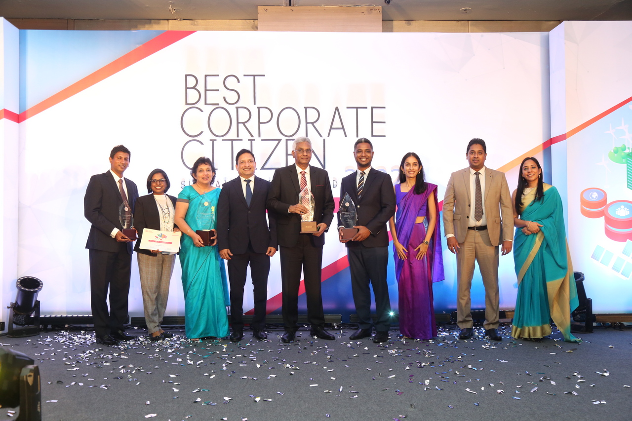 Aitken Spence wins the Diversified Holdings sector award at the Best Corporate Citizen Sustainability Awards 2022